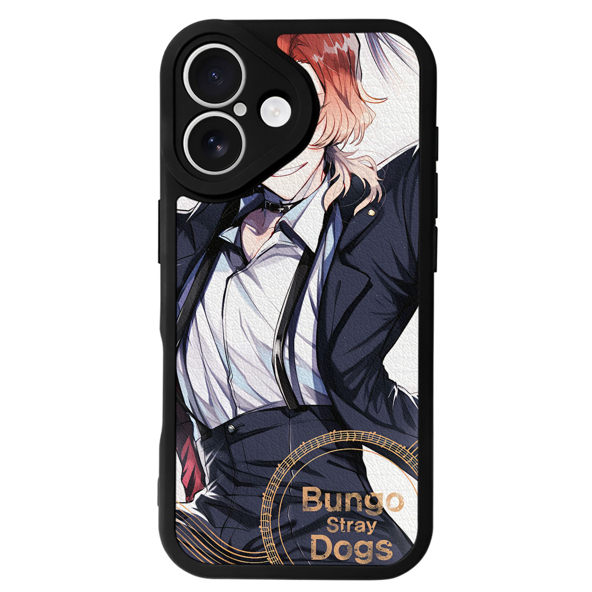 （画像用） 文豪ストレイドッグス Bungo Stray Dogs 【iPhone 16シリーズ対応】シリコンスマホケース（レザー調） 材質：シリコン
